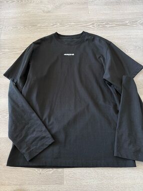 Ader Error black cutout long sleeve